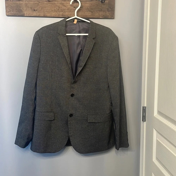 H&M men’s Skinny fit blazer grey size 40R - Picture 1 of 6